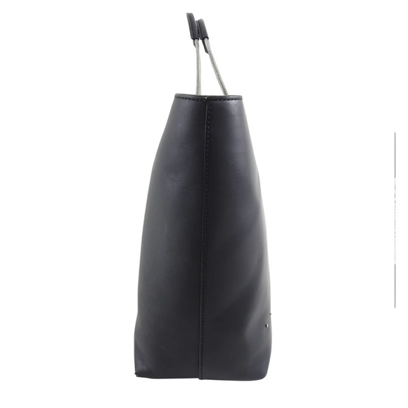 Alexander Wang Black Zip Top Logo Letters Dime Tote Bag - Picture 9 of 13